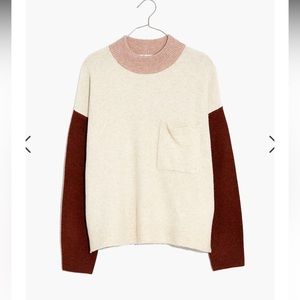 Madewell Redmond Mockneck Pocket Sweater